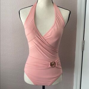 Michael Kors Pink One Piece Swimsuit
